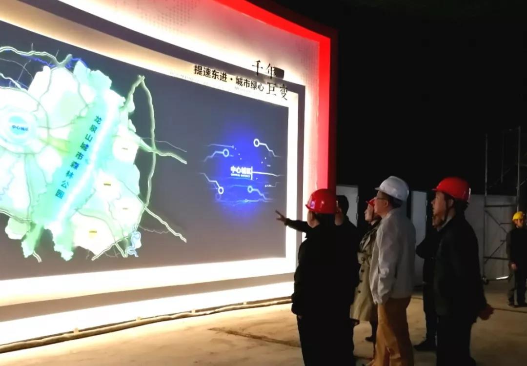 成都市常委左正视察龙泉山城市森林丹景台片区